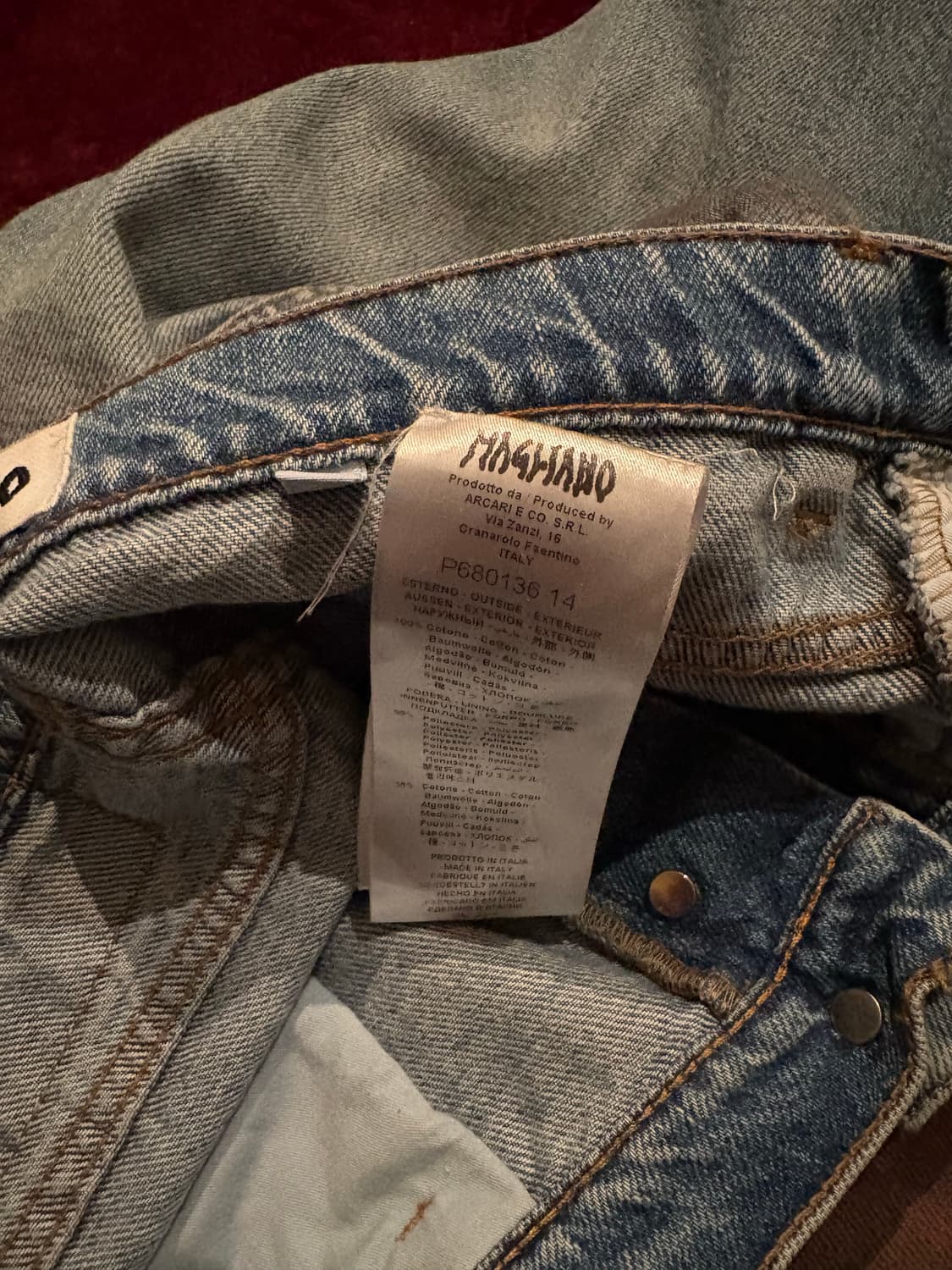 Magliano unregular denim 상품이미지5