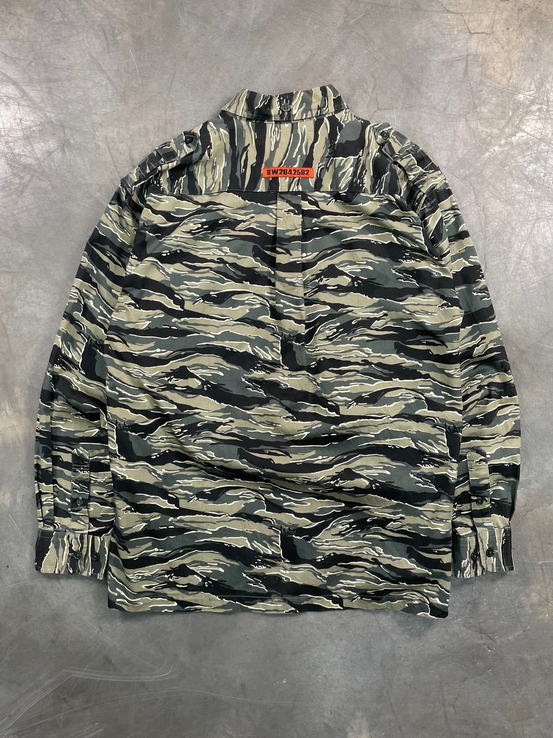 빈티지 타이거 카모 셔츠 상품이미지5