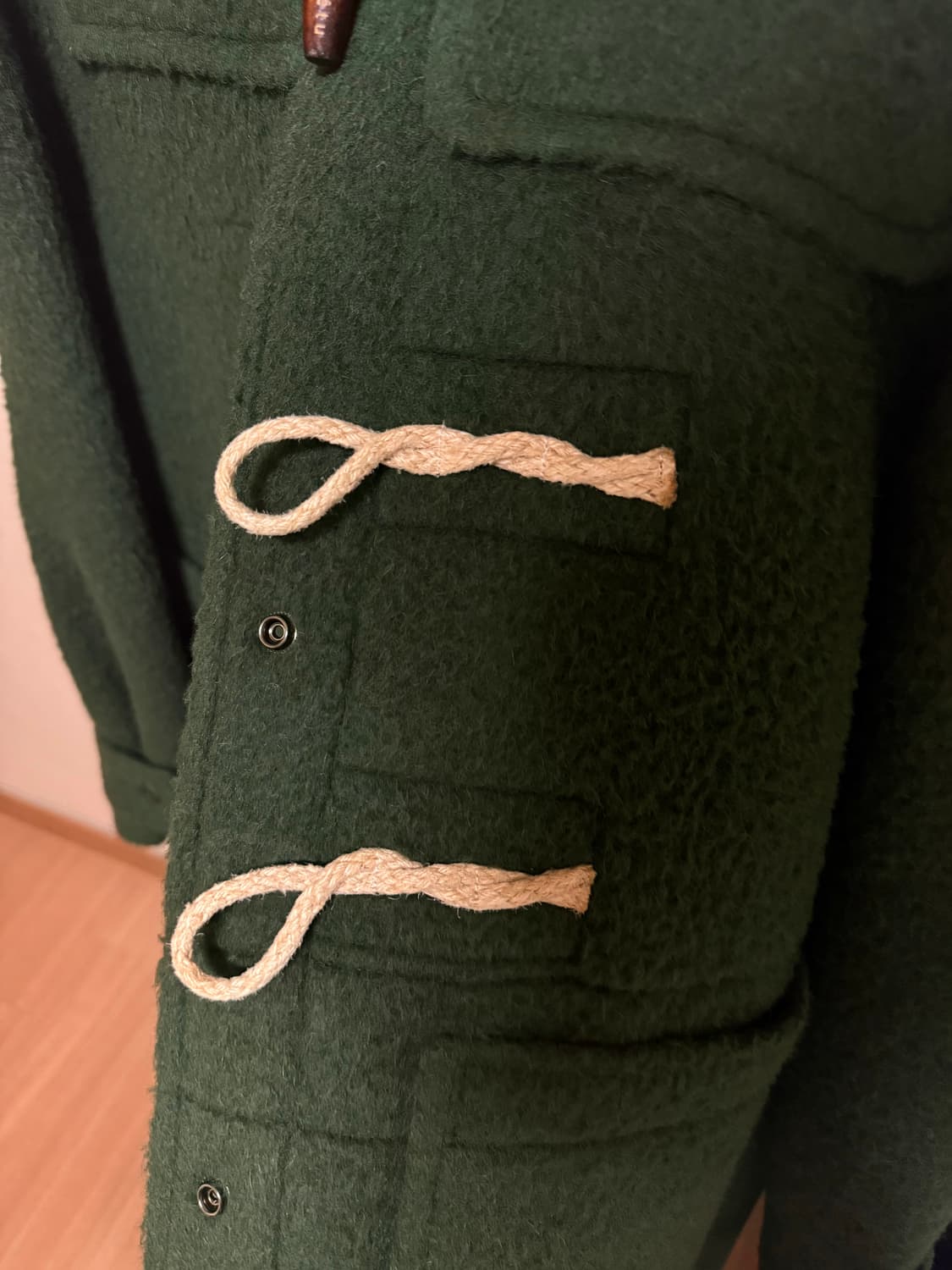 tetu duffle coat 더플코트 딥그린 유니섹스 상품이미지8