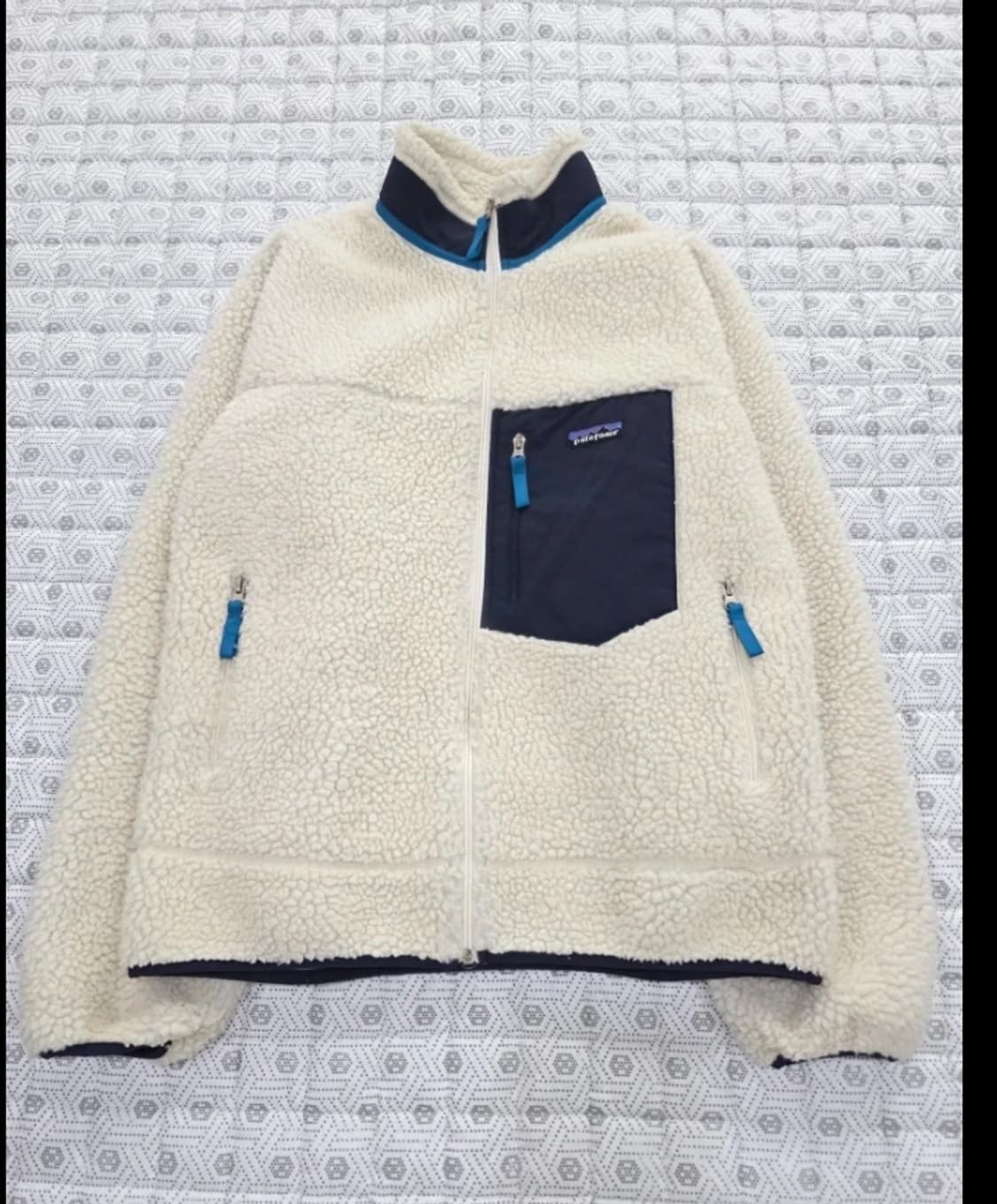 파타고니아 레트로 파일 플리스 후리스 M 아이보리 상품이미지3
