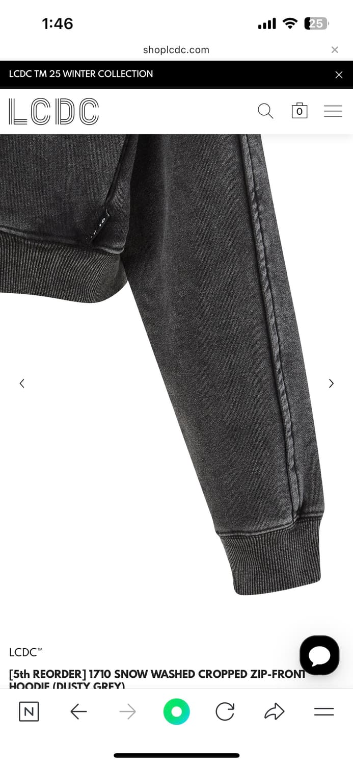 Lcdc 크롭후드집업 상품이미지4