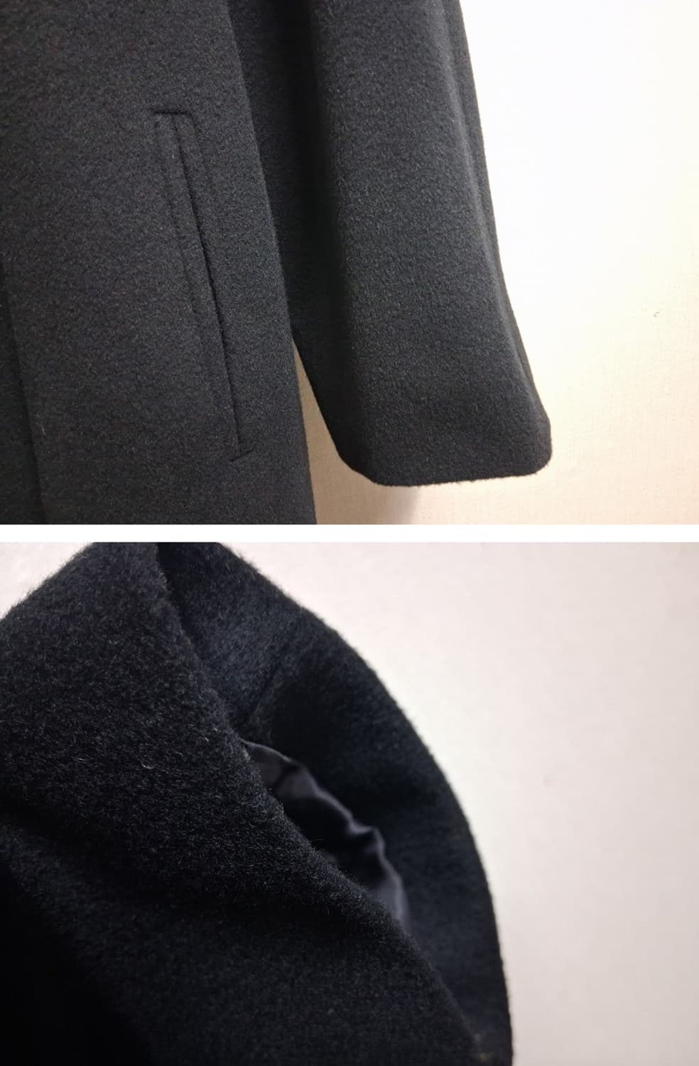 일본수입 roga퓨어캐시미어 롱코트 레트로 고풍스러운핏 77 상품이미지6