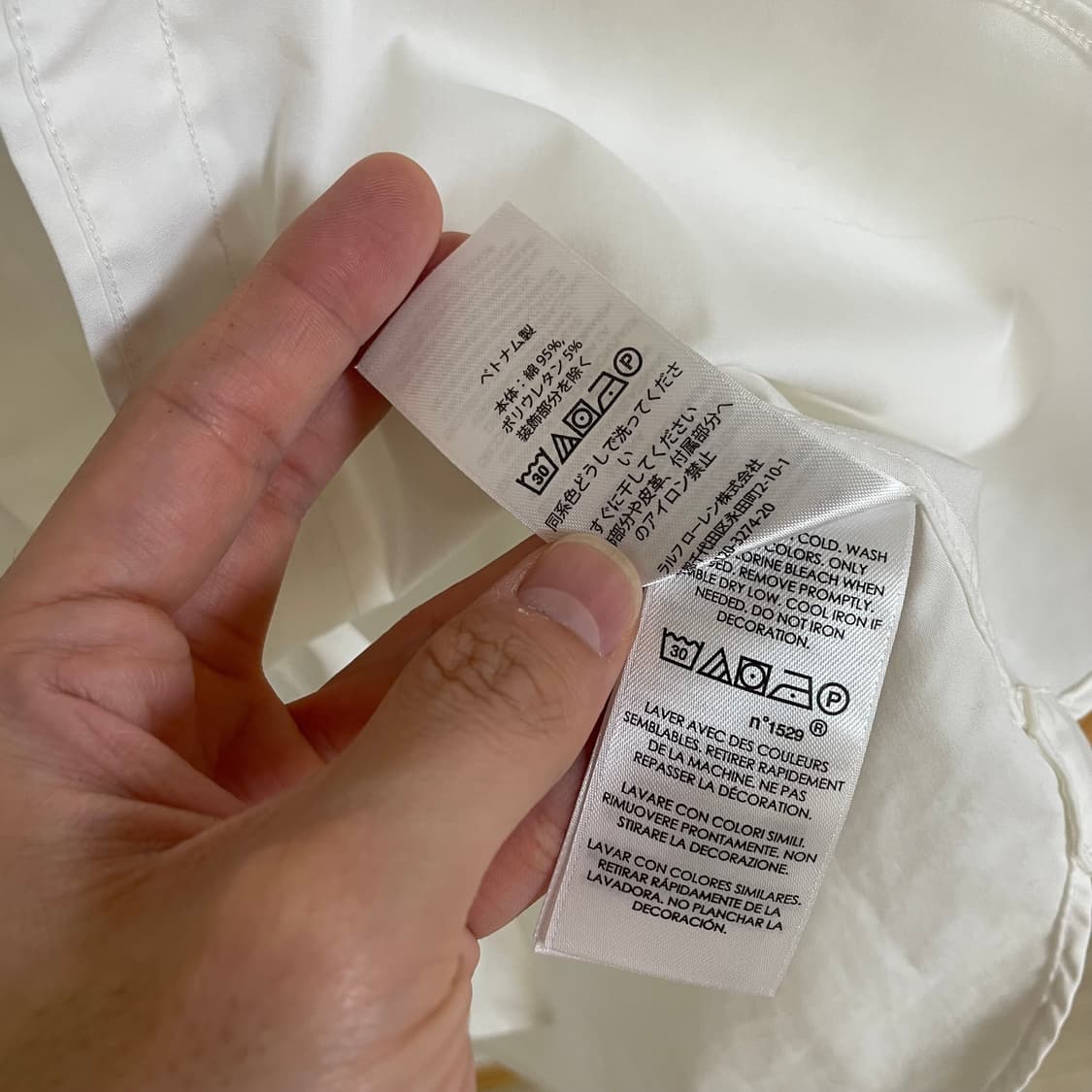 폴로랄프로렌 커스텀핏 이지케어 드레스 셔츠 /화이트,M 상품이미지8