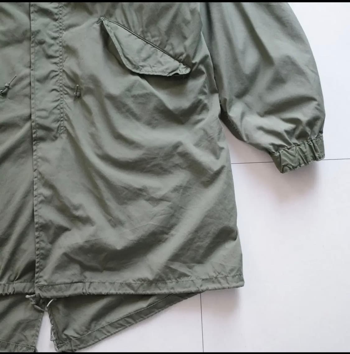 78년산 미군 오리지널 M65 피쉬테일 파카 개파카 M 내피포함 상품이미지4