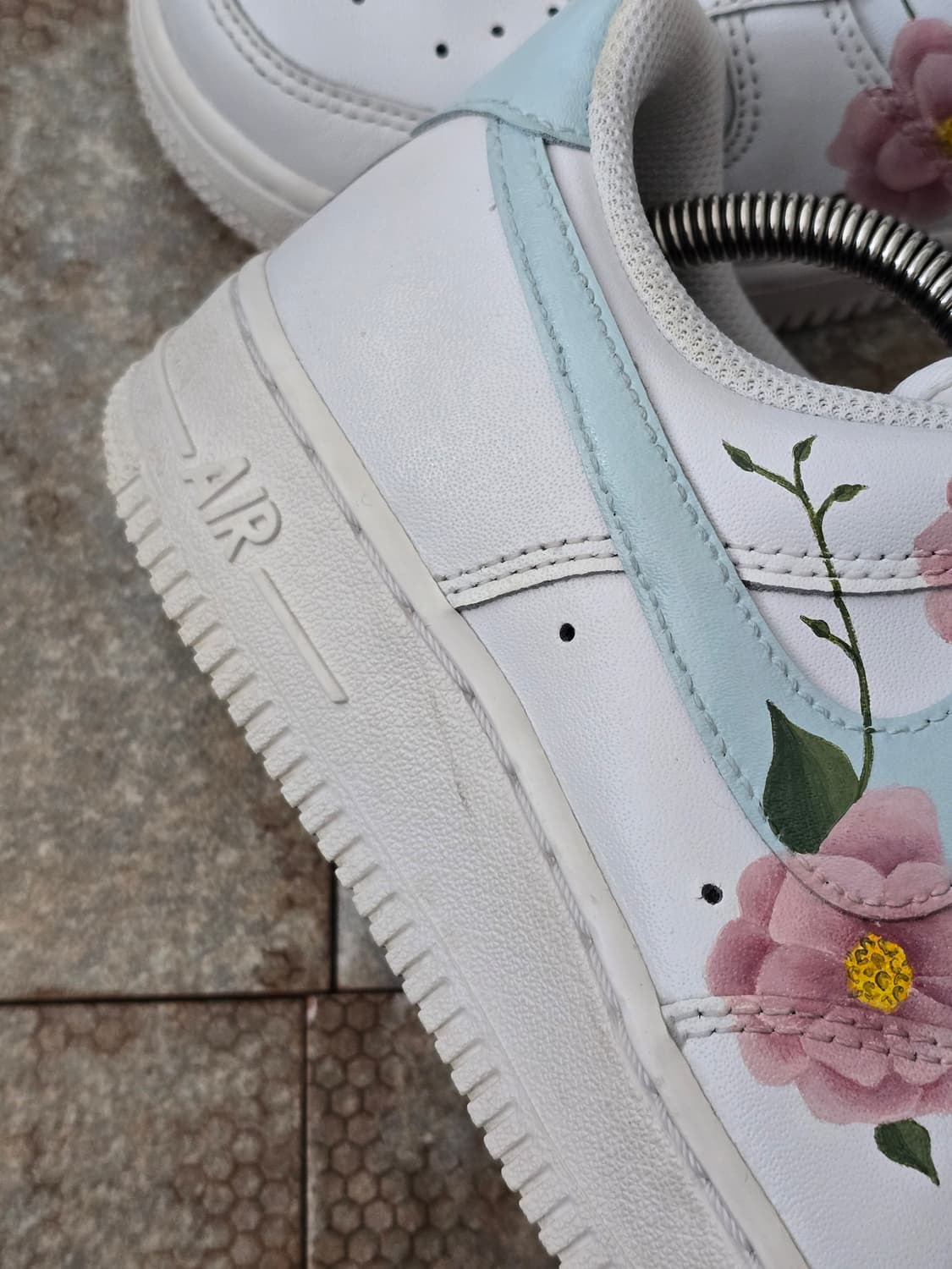 (235)나이키 에어포스 1 07 플라워 커스텀  상품이미지8