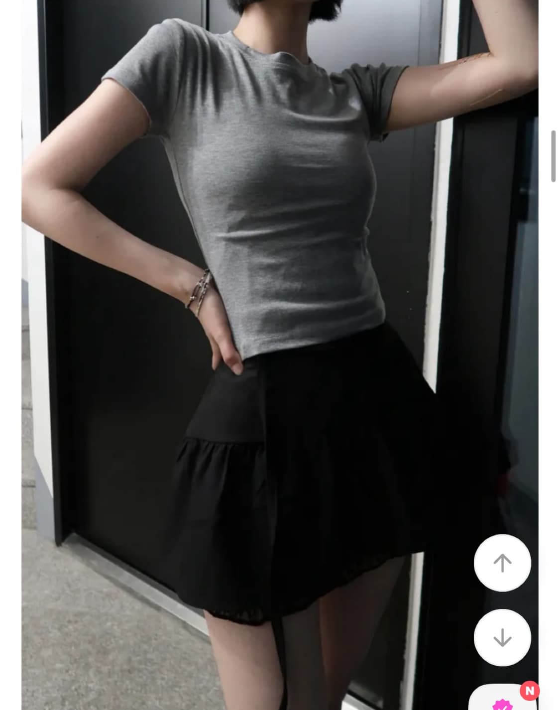 이은 Back Lace Tee 레이스티 상품이미지2