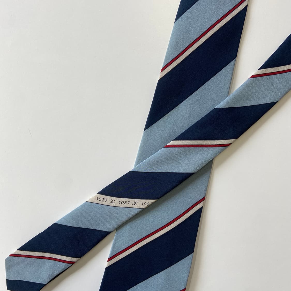 샤넬(CHANEL) 심플로고 명품 정품 넥타이 8.3cm 상품이미지4