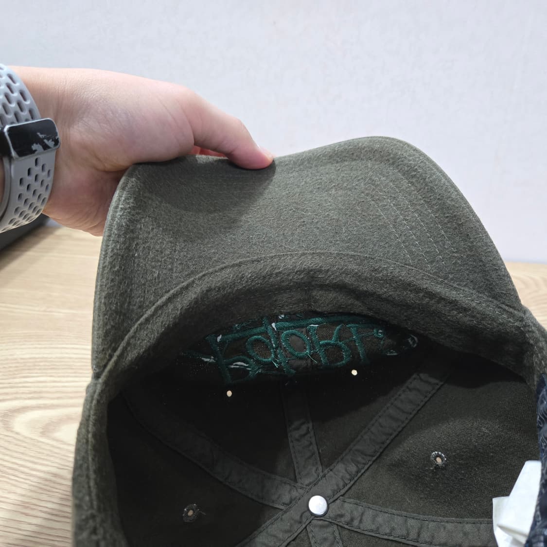 OS 폴로랄프로렌 90s 윈터 스펠아웃 볼캡 카키 상품이미지6