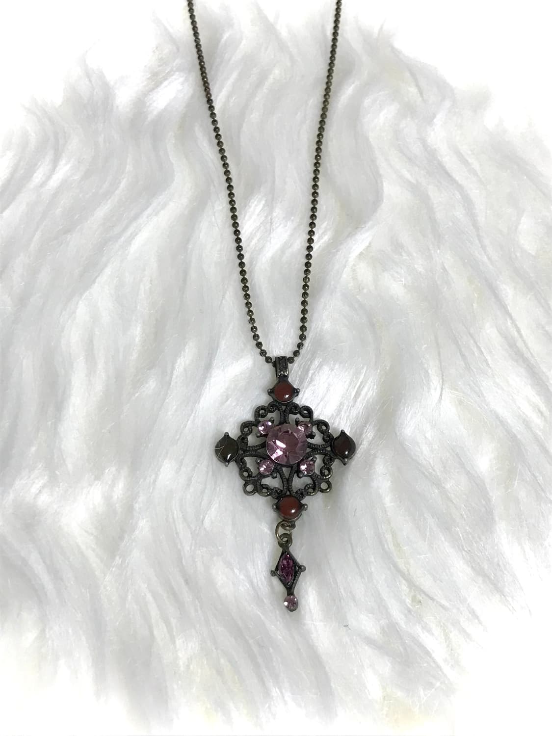 빈티지 십자가 엔틱 목걸이 상품이미지2