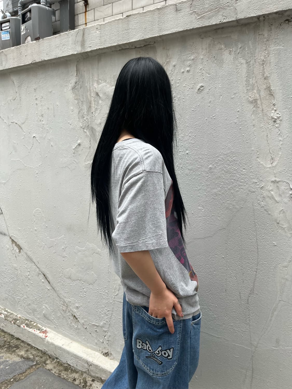 올드 베이프 빅 사루 프린팅 티셔츠 상품이미지7