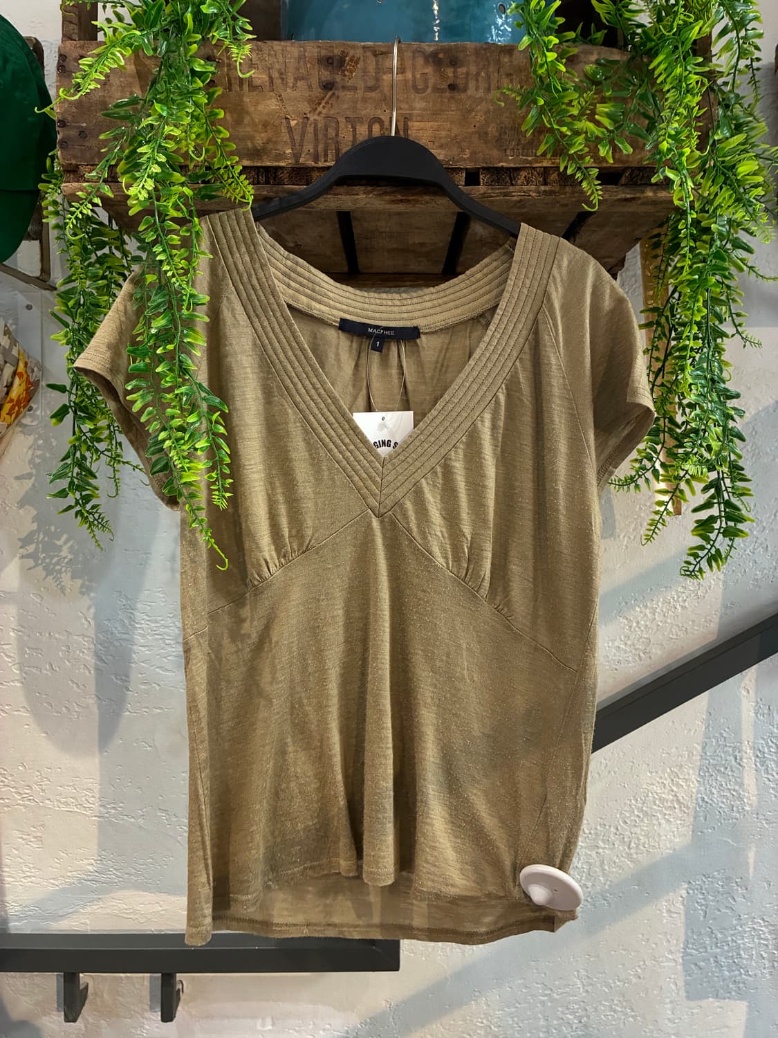 빈티지 타미힐피거 카모 카키 브라운 너드 코디세트 상품이미지4