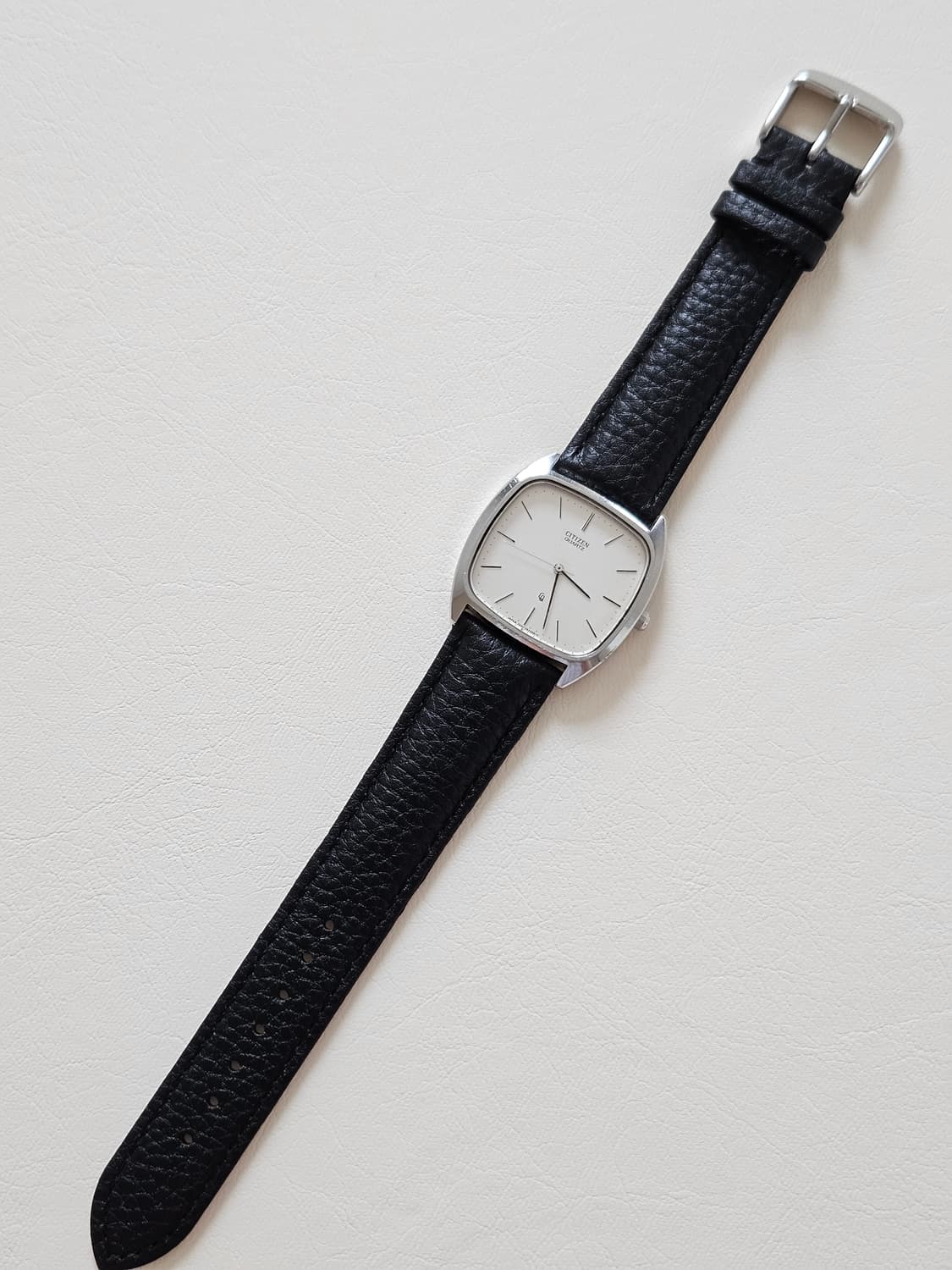 빈티지 시티즌 쿼츠 가죽 시계 상품이미지5