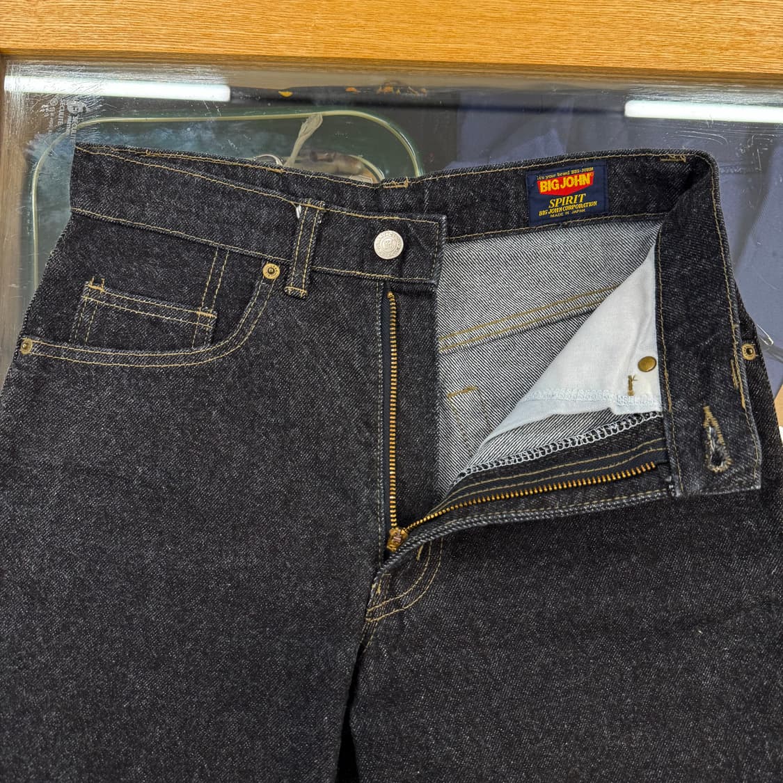 빅존 Big John 블랙 쇼트 데님 made in JAPAN (28) 상품이미지4