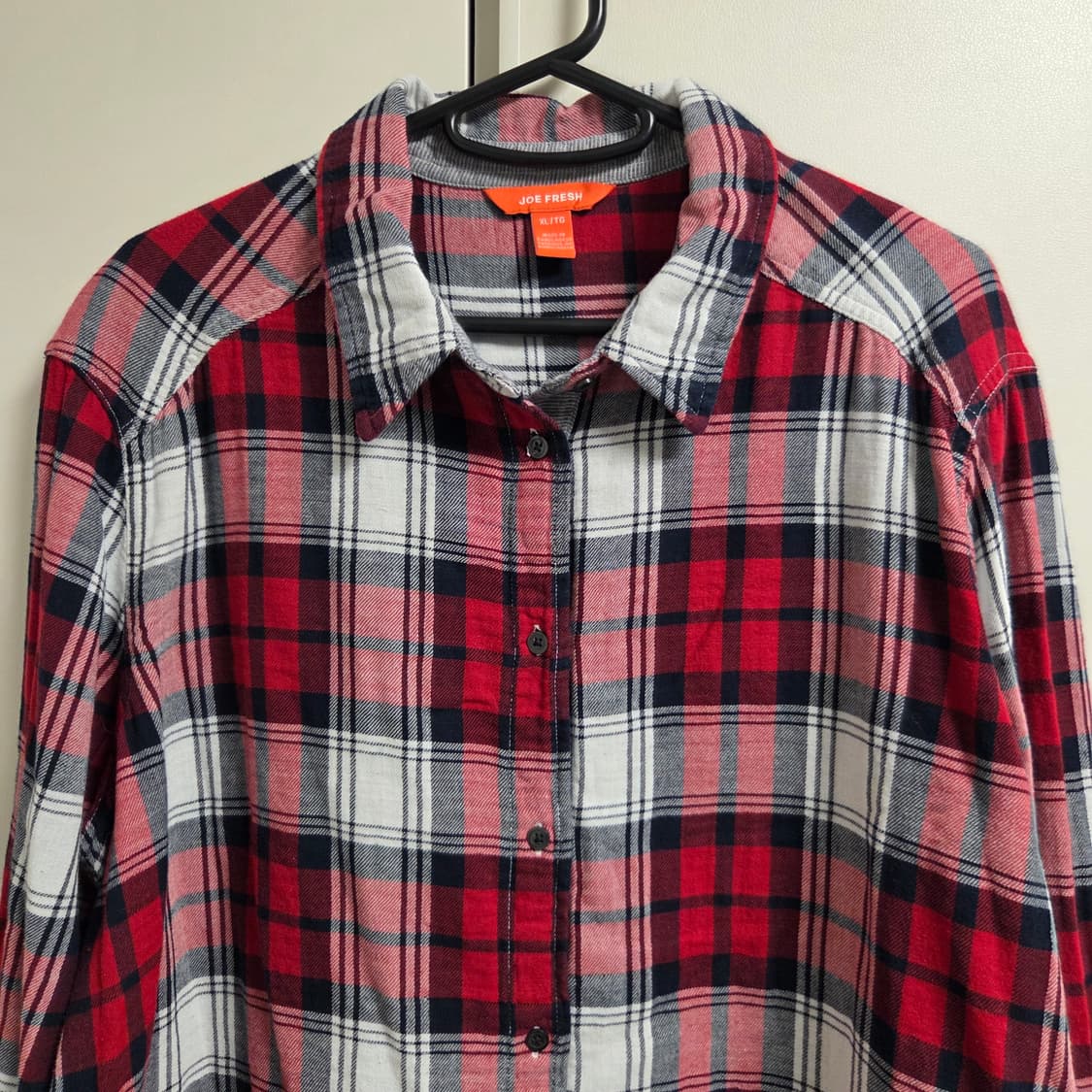 Joe Fresh 캐나다 플란넬 체크 셔츠 L-XL(100-105) 상품이미지2