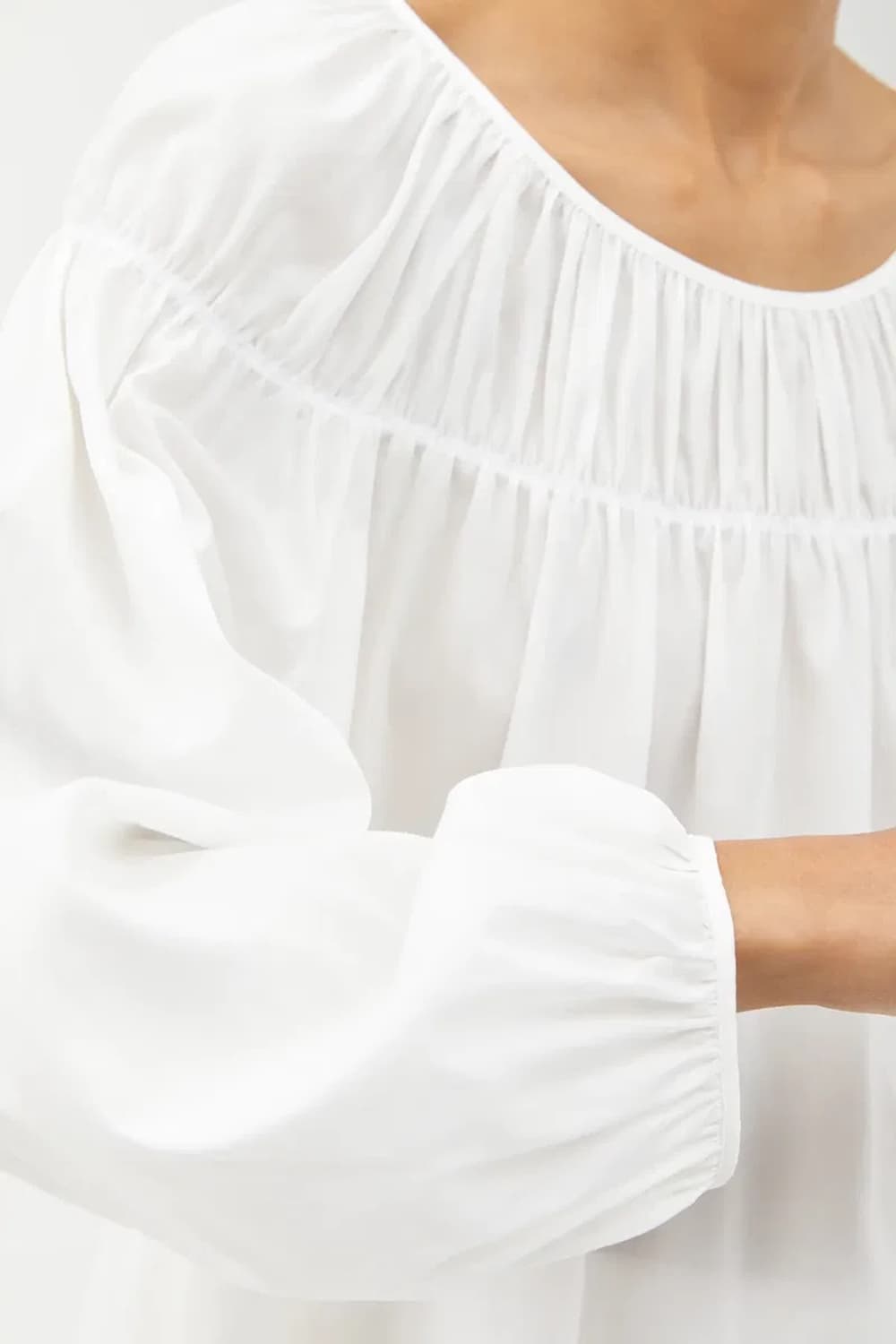 아르켓 퍼프넥 블라우스 상품이미지3
