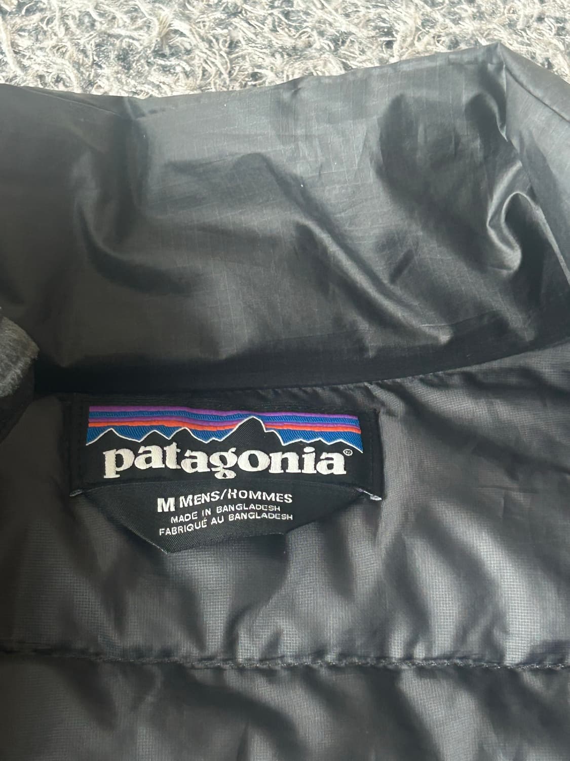 파타고니아 다운스웨터 포지그레이 M 상품이미지3