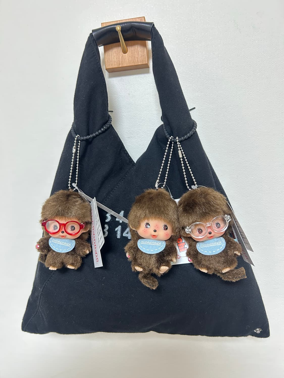 몬치치 ss사이즈 베비치치 미니키링(레드뿔테안경) 상품이미지4