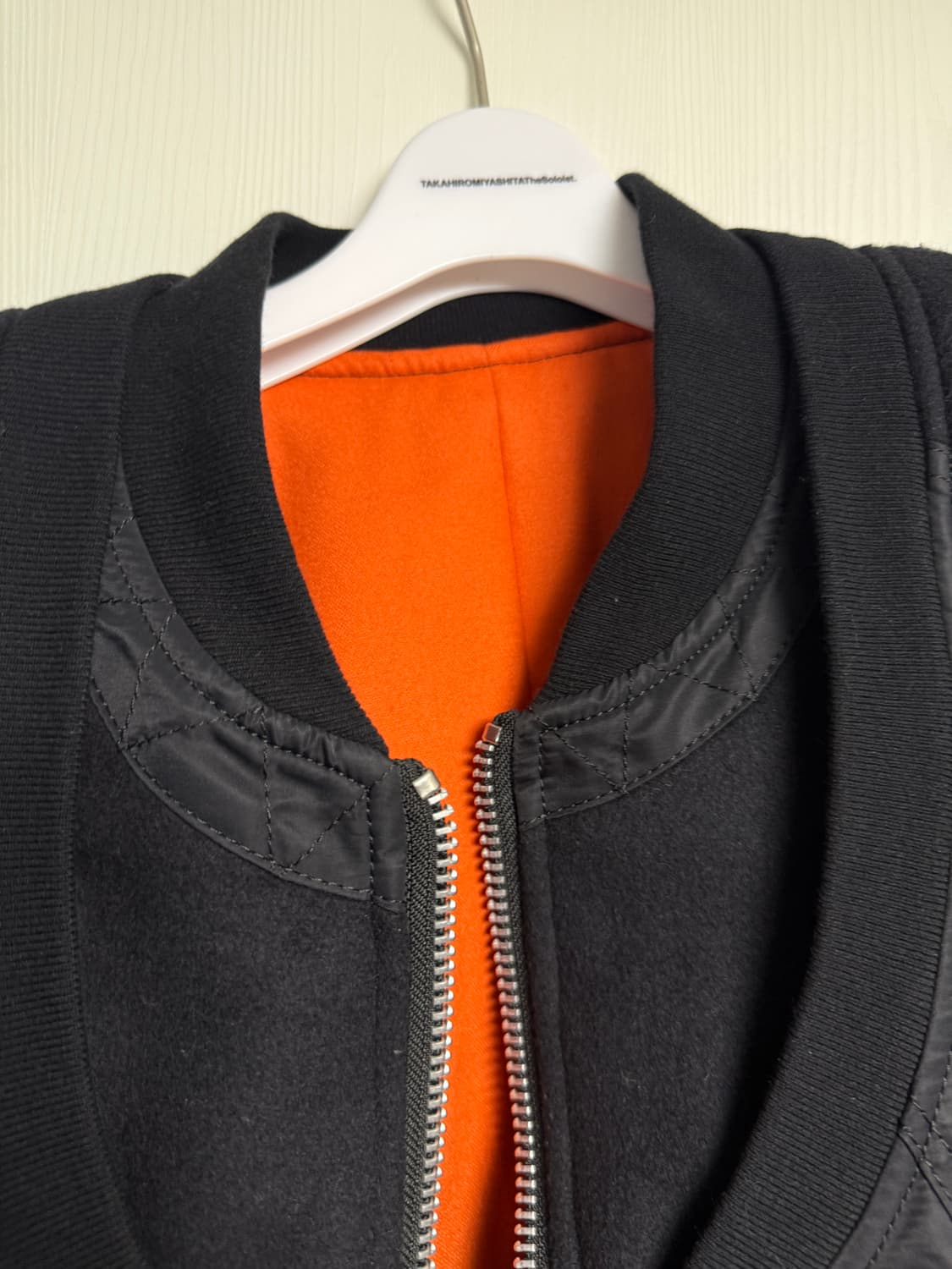 [44] 솔로이스트 이중봄버 검검 에크루 상품이미지4