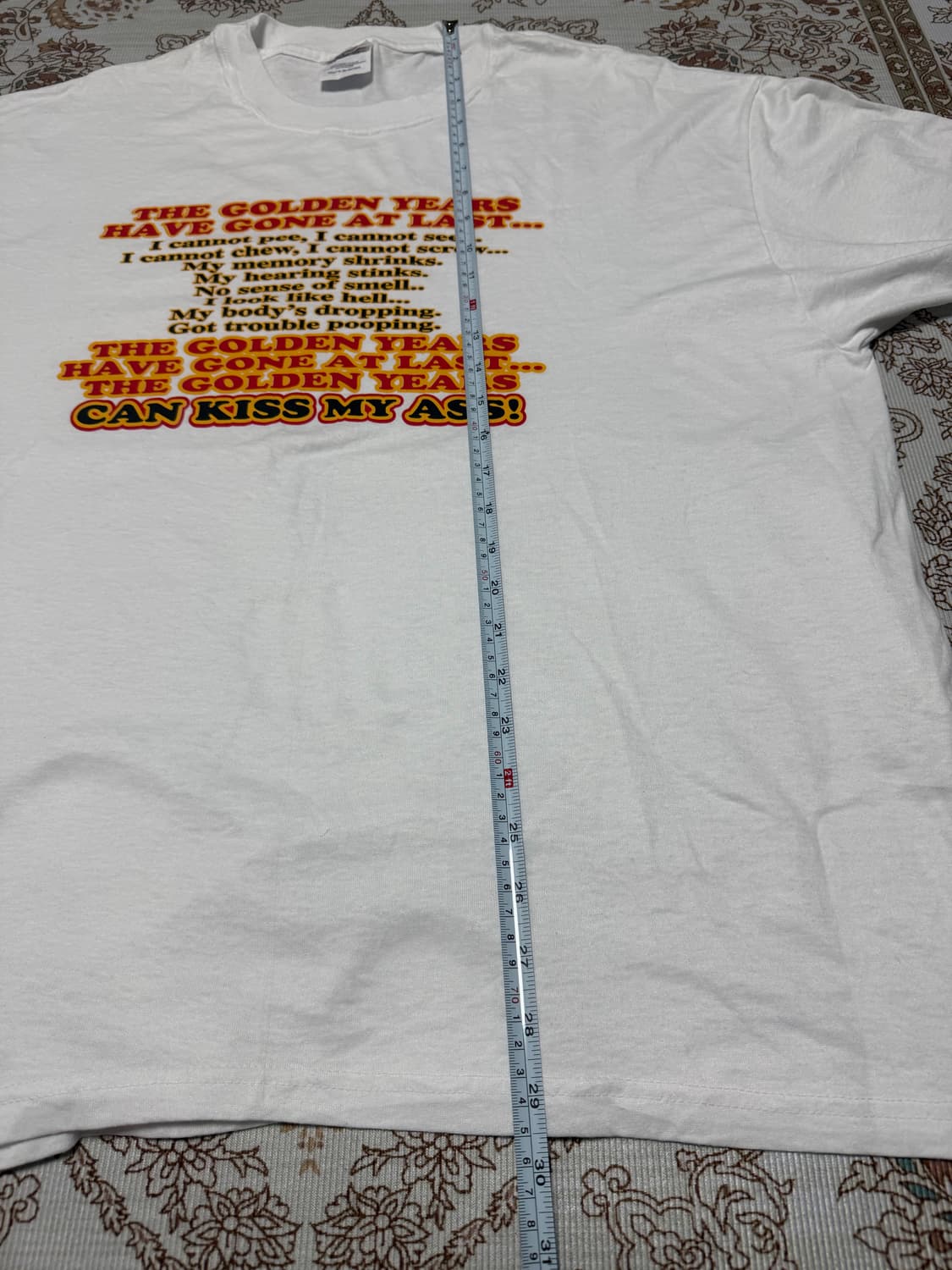 Hanes 올드맨유머티셔츠 반팔 XL 상품이미지6