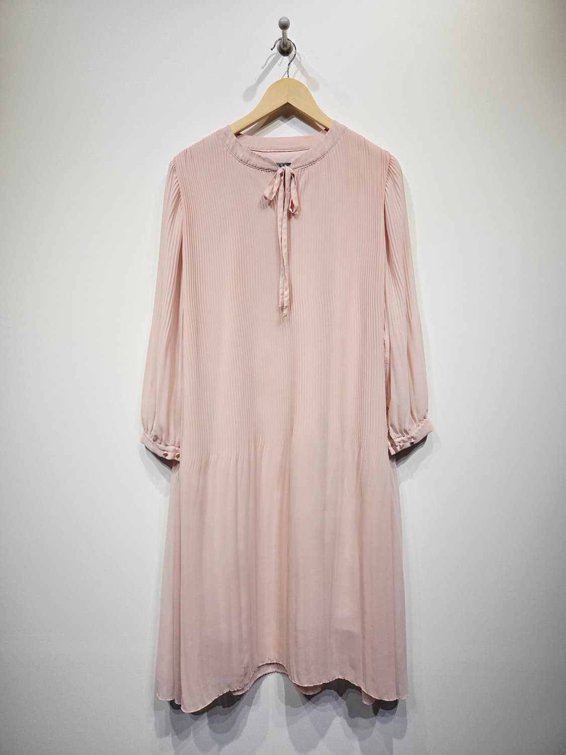 베라왕. 핑크색 플리츠 원피스_66 상품이미지1