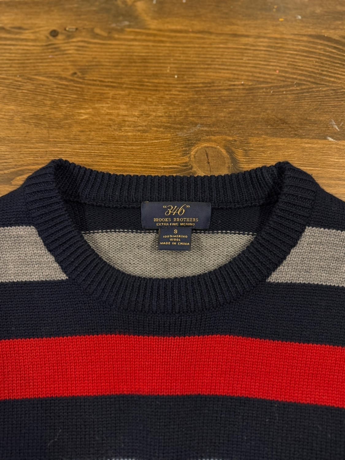 브룩스 브라더스 메리노울 니트 100 상품이미지6