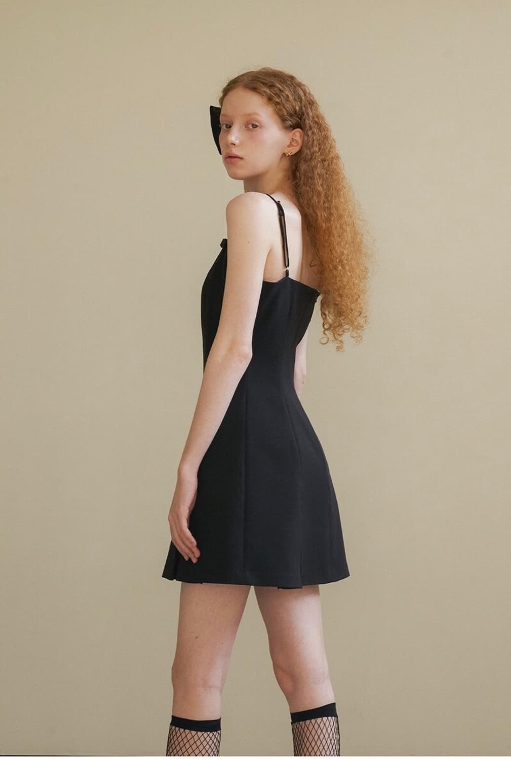 플로움) 리본 미니 원피스 상품이미지5