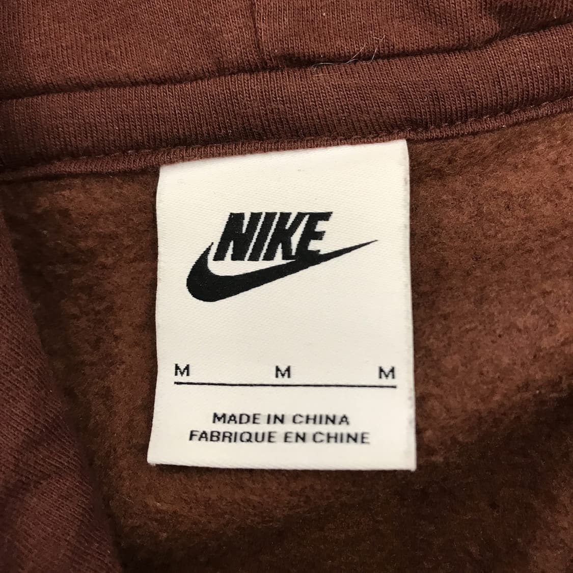 나이키 에센셜 플러시 후디 브라운 [M] 상품이미지4