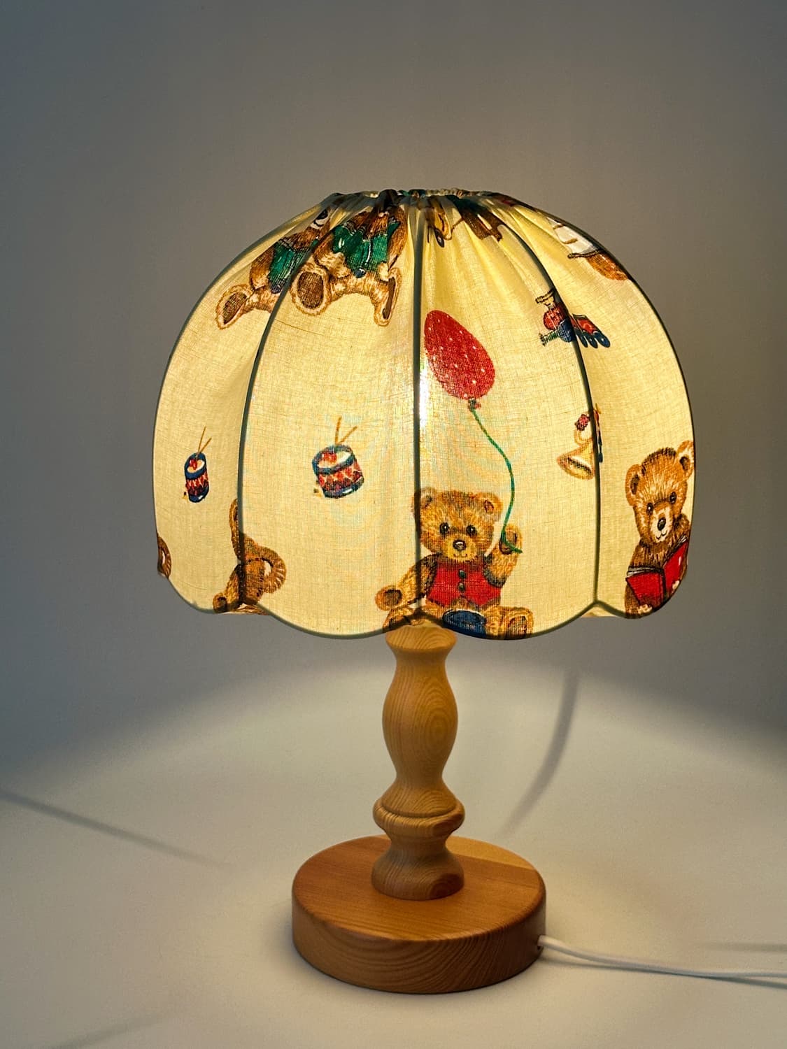 90’s 독일 ARO 빈티지 패브릭 테이블 조명 램프 레트로 앤틱 미드센 상품이미지5