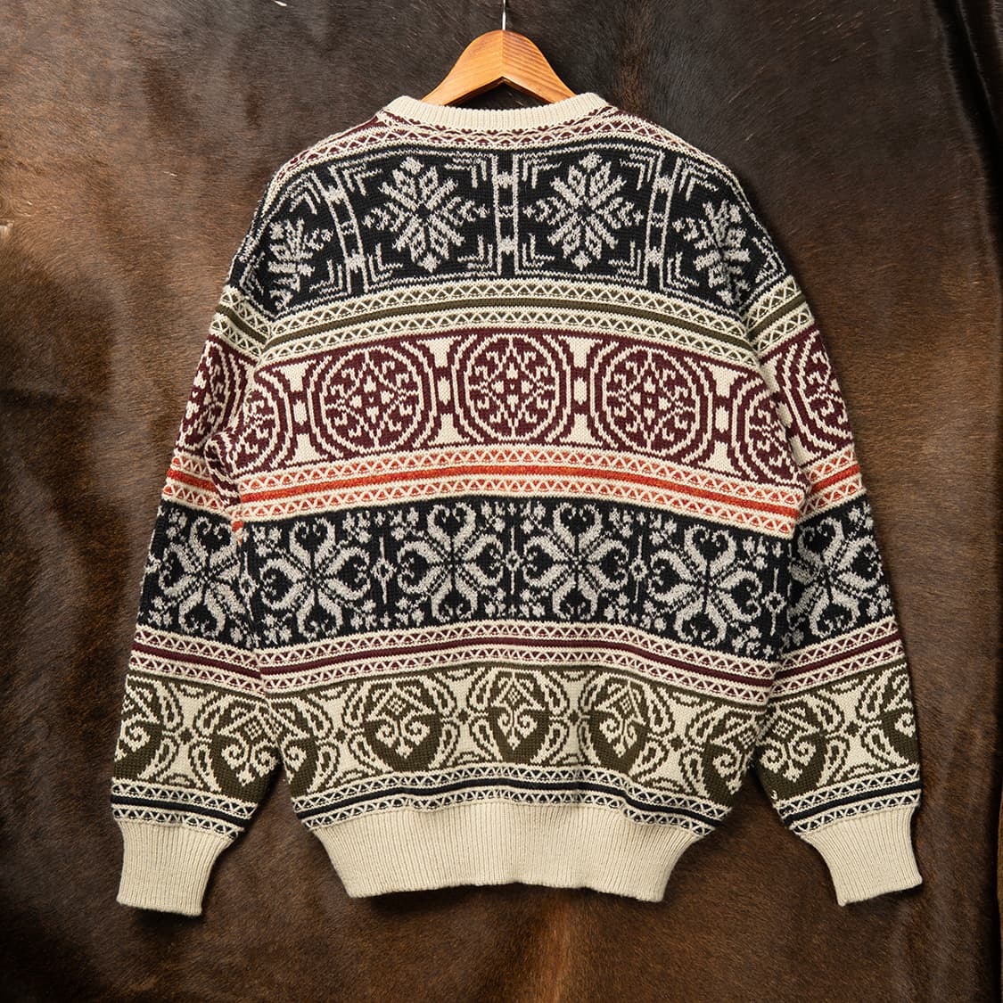 [107] 90s 휴고보스 노르딕 울 알파카 스웨터  상품이미지2