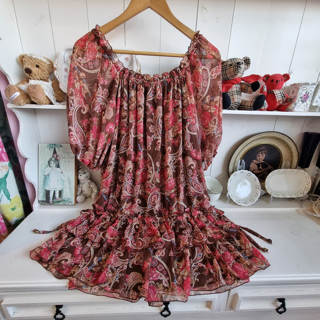 리즈리사(Liz Lisa) 빈티지 페이즐리 시폰 원피스 상품이미지5