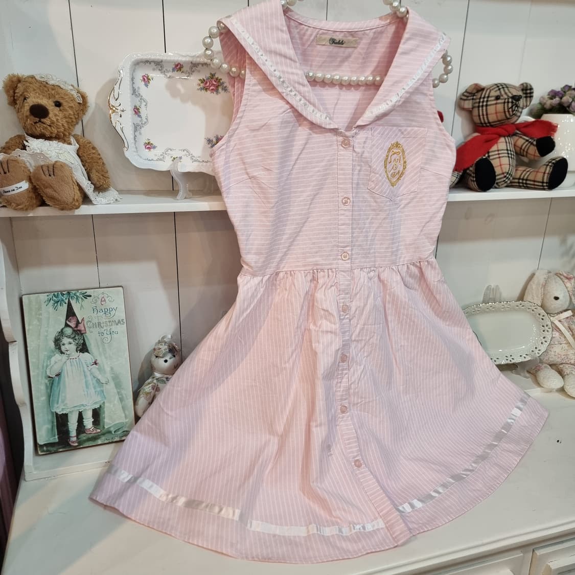 트랄라라(Tralala) 딸기우유 세일러 원피스 상품이미지5