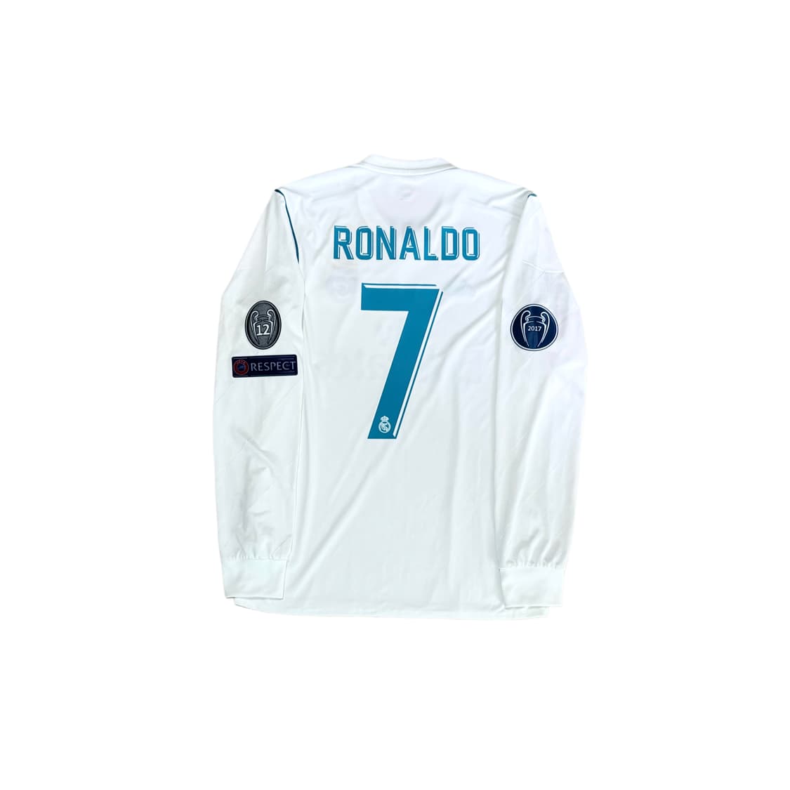 레알 마드리드 17 18 홈 호날두 긴팔 유니폼 챔스  상품이미지1