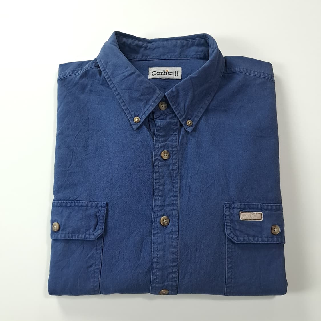 CK329 XL 칼하트 90s 홍콩판 네이비 워크 셔츠 남방 상품이미지7