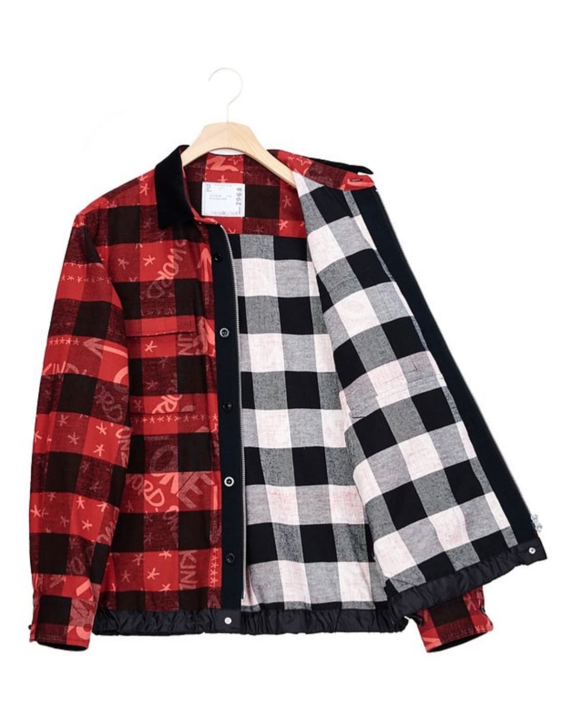 사카이 에릭 헤이즈 체크 블루종 자켓 상품이미지2