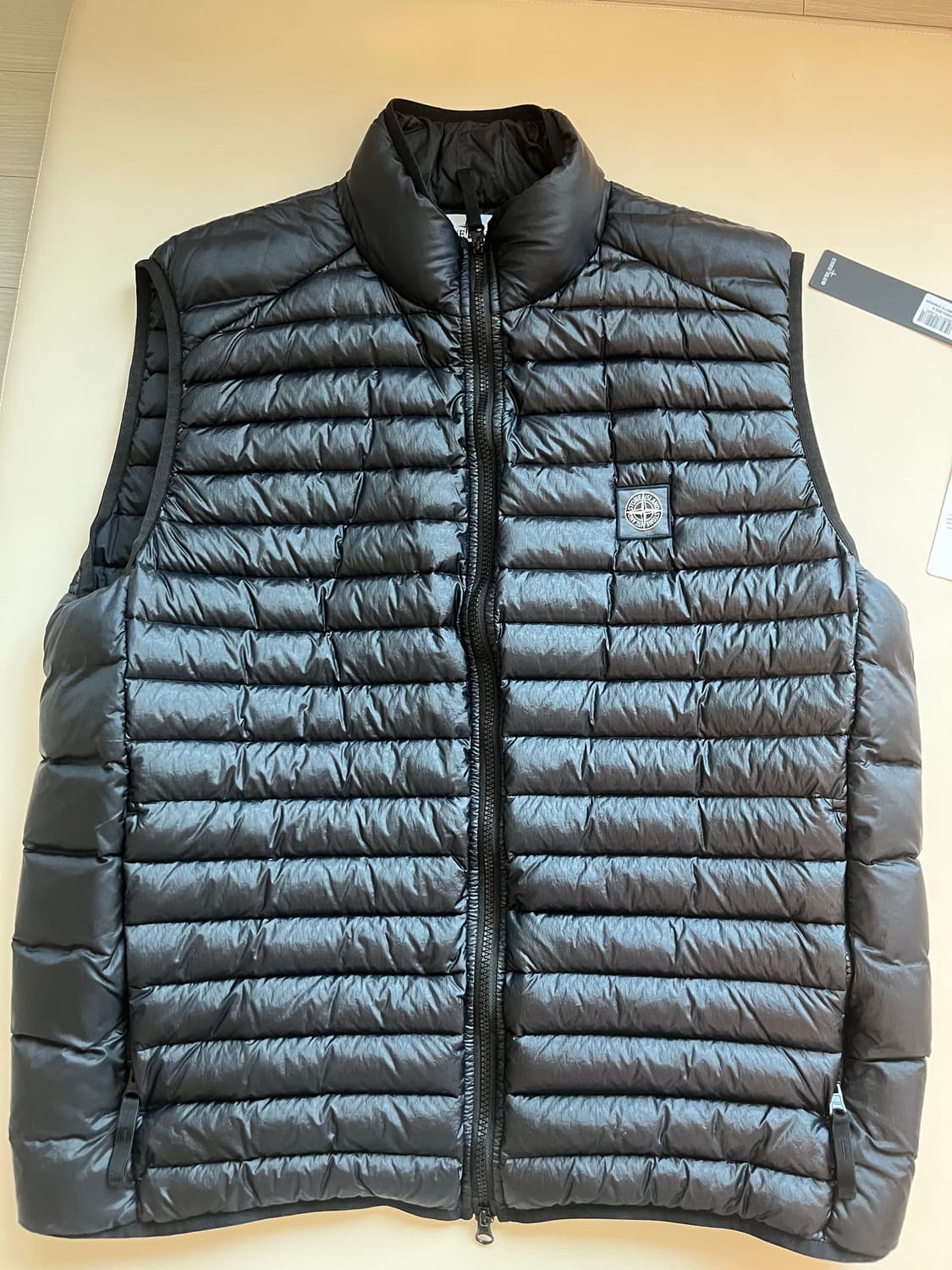 XL 스톤아일랜드 룸우븐 패딩조끼 다크네이비 상품이미지1