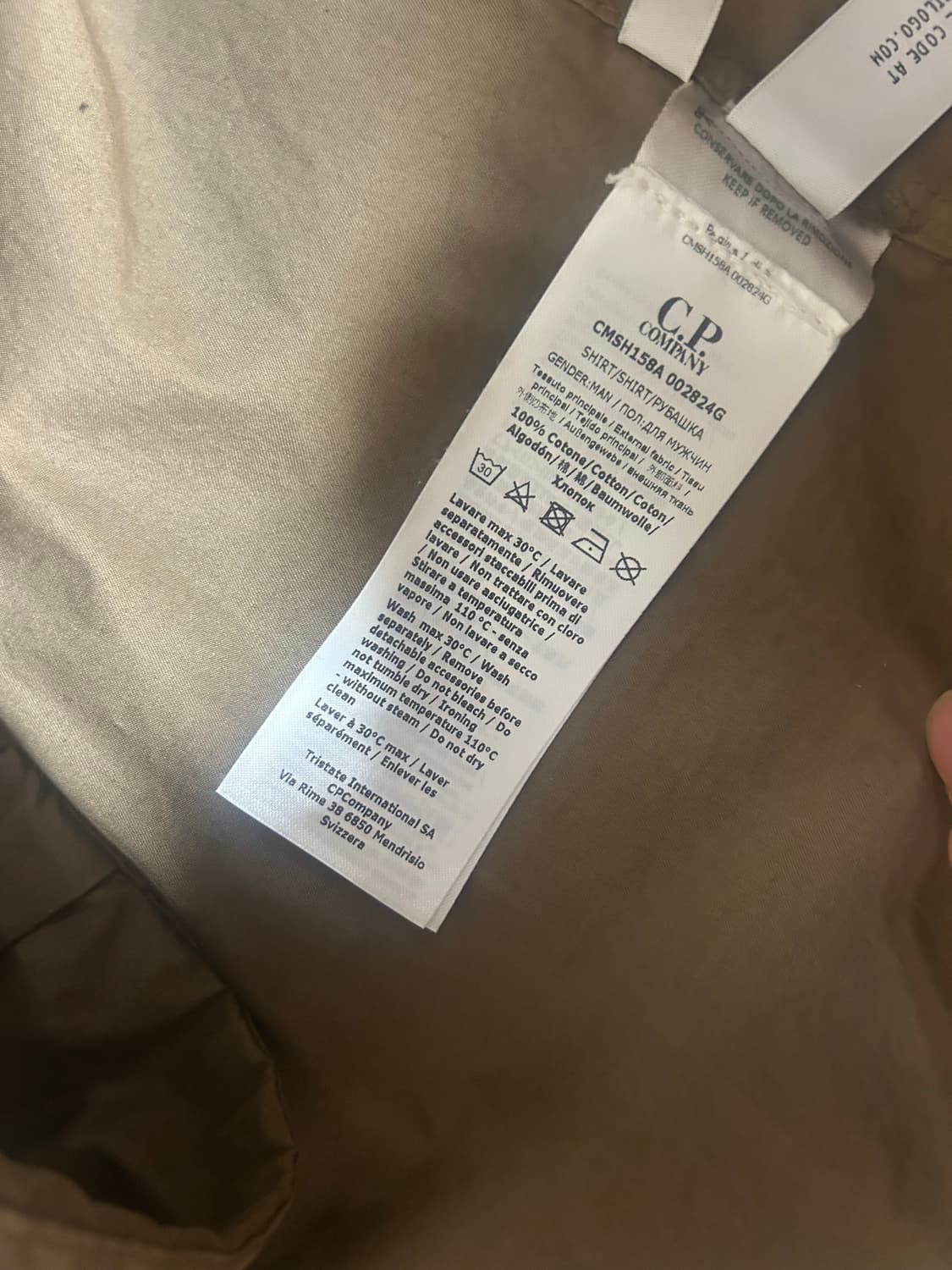 (새상품) CP컴퍼니 셔츠 자켓 브라운  상품이미지6