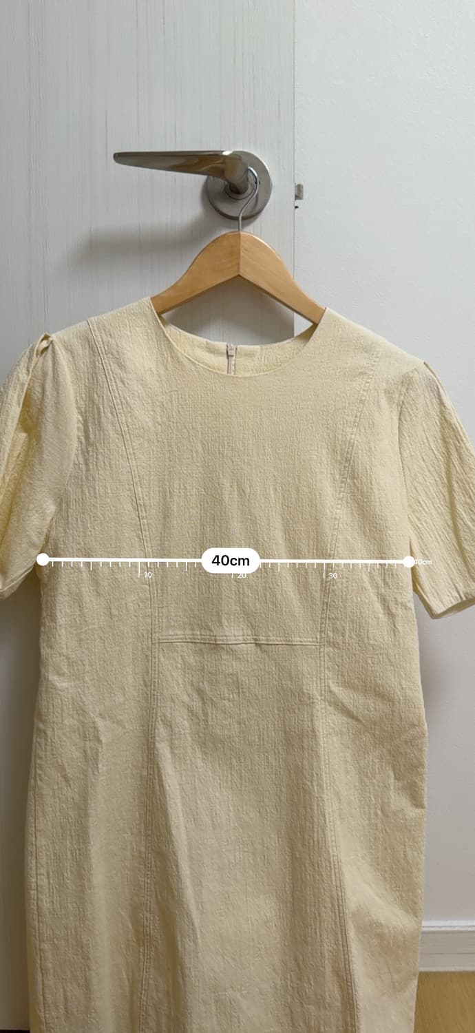 연노랑 반팔 원피스 판매합니다  상품이미지9