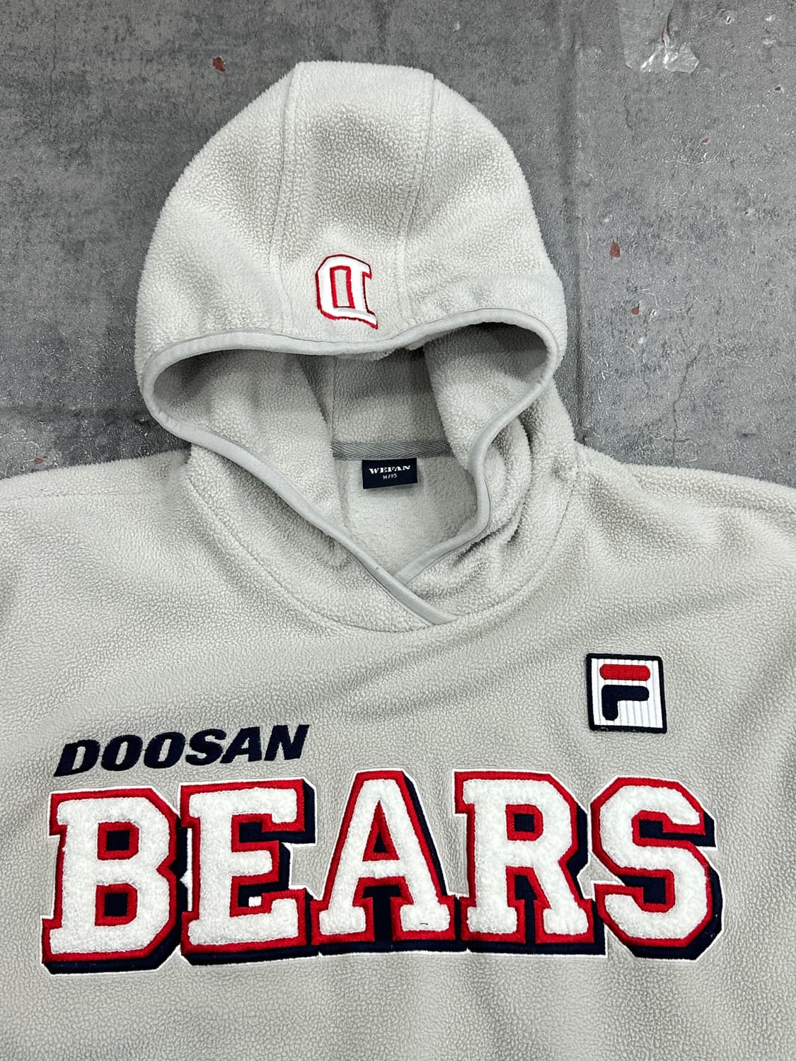 두산 베어스 후리스 후드티 상품이미지3