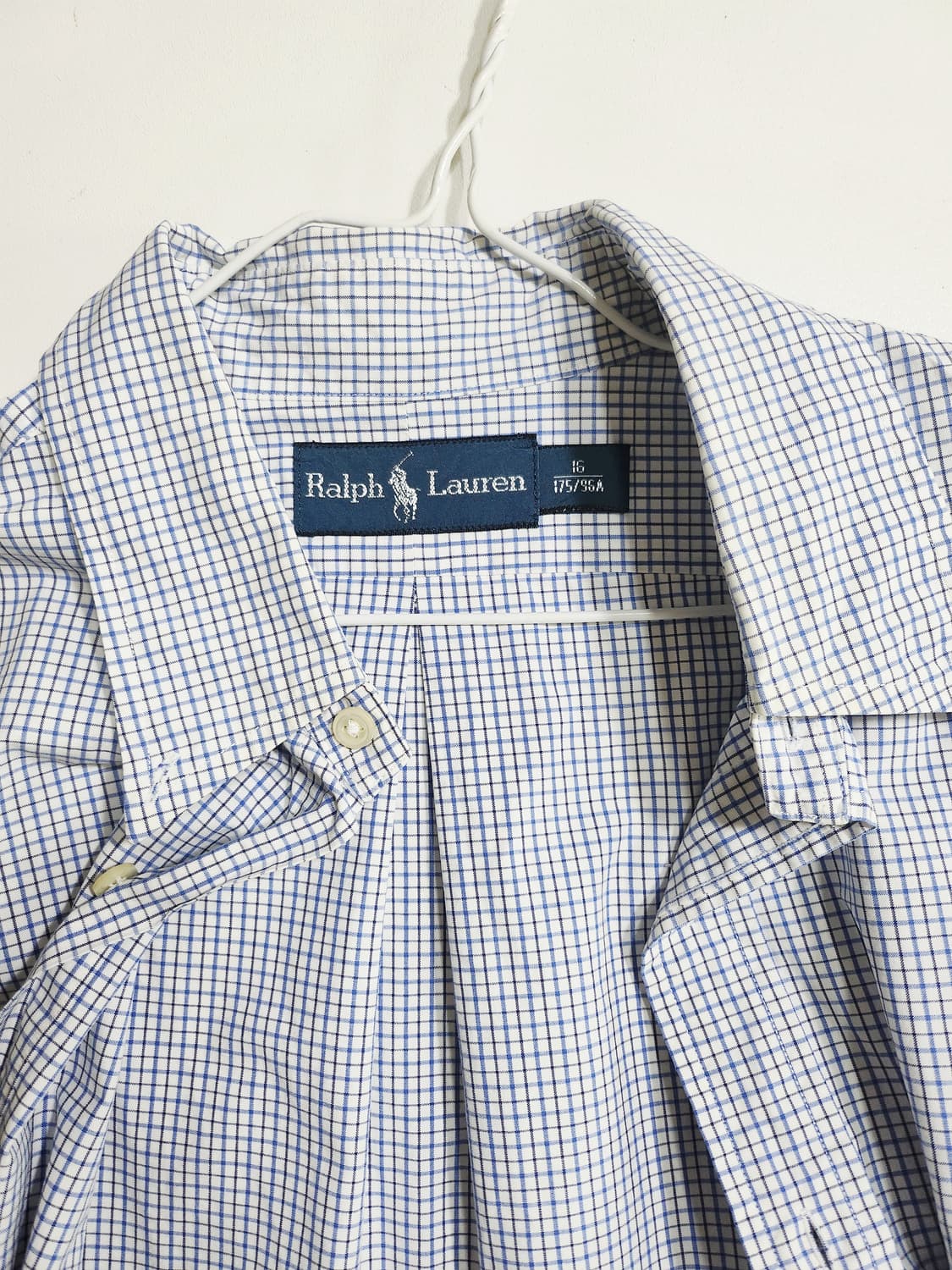 폴로 랄프로렌 남성용 체크 긴팔 셔츠 상품이미지3