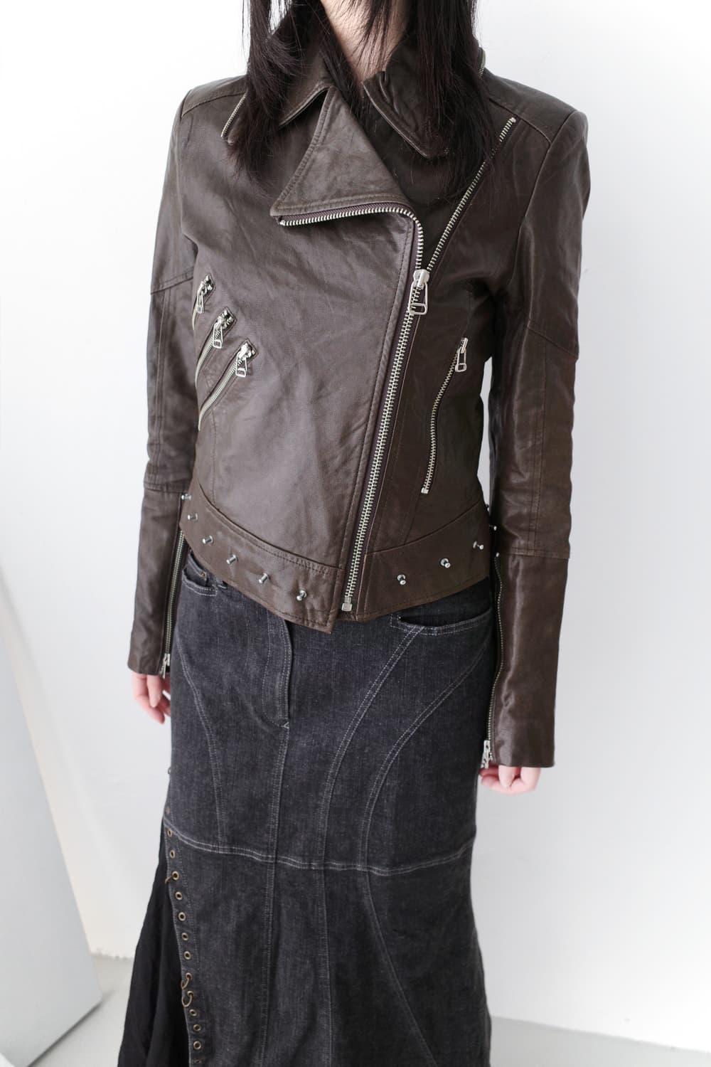 codes combine) zipper sheepskin leather 상품이미지5