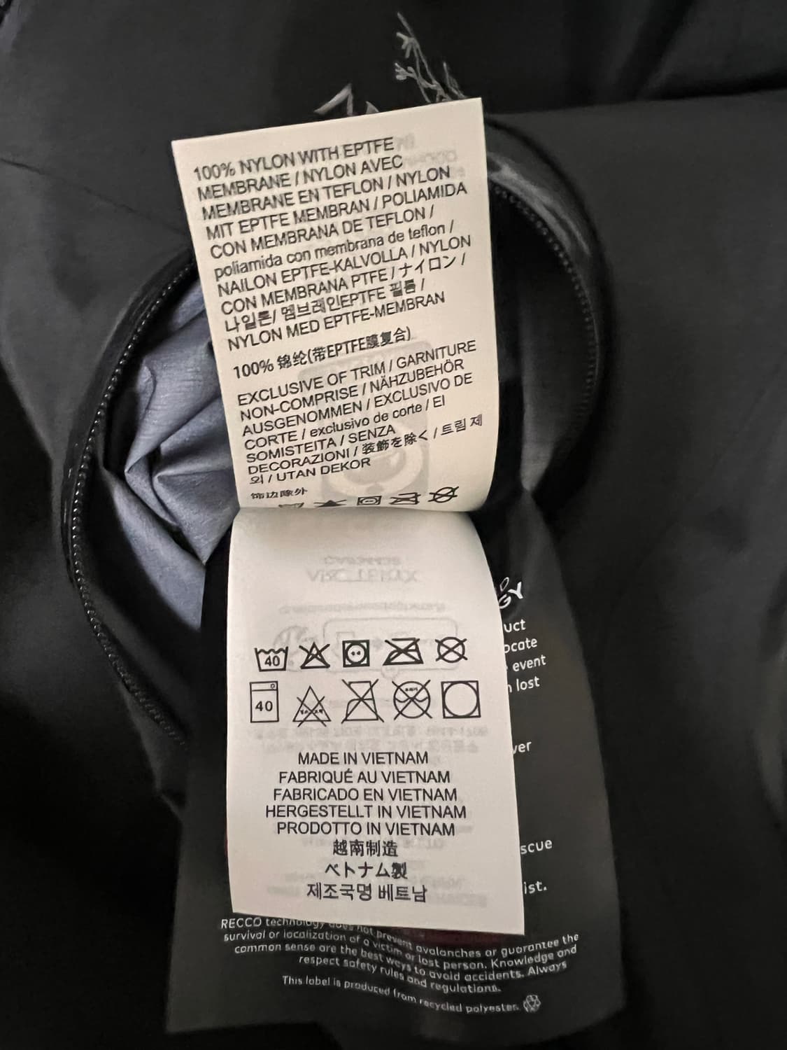 아크테릭스 베타 ar 스톰후드 블랙 M 상품이미지6