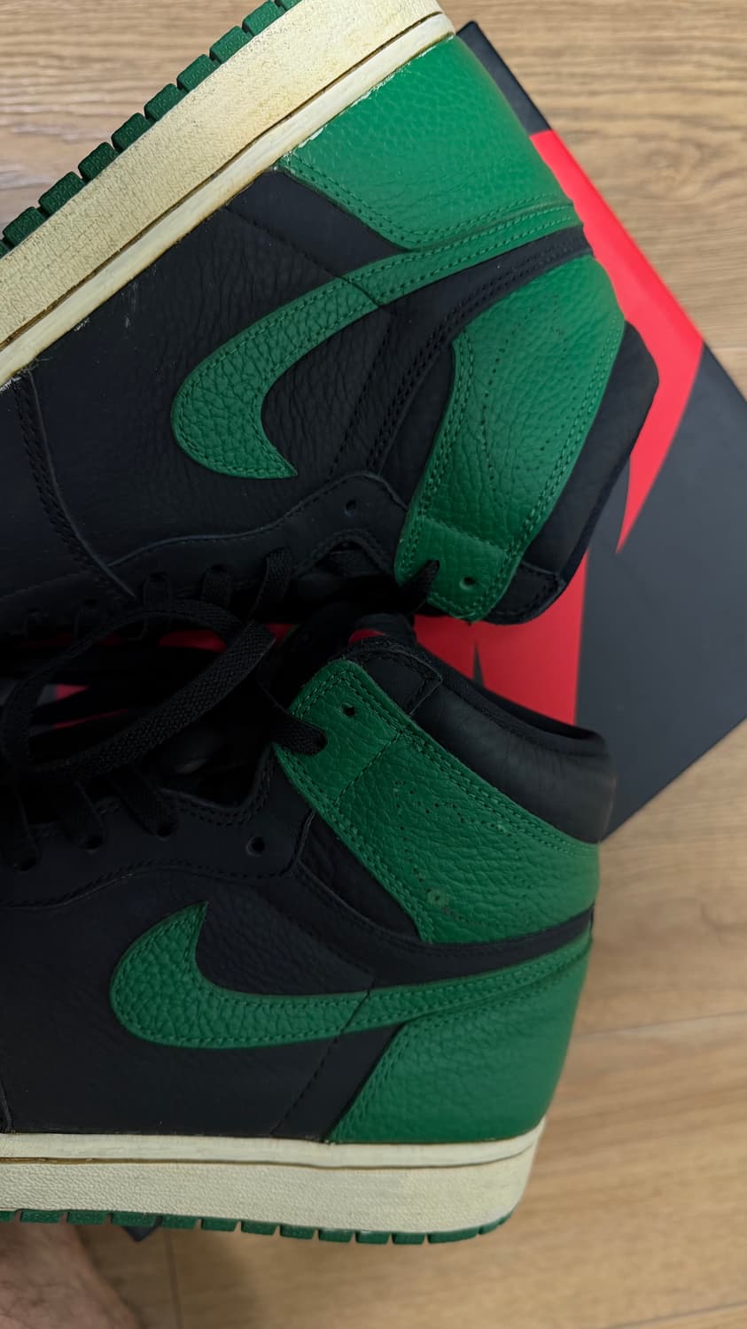 조던 1 레트로 하이 파인 그린 블랙 상품이미지8