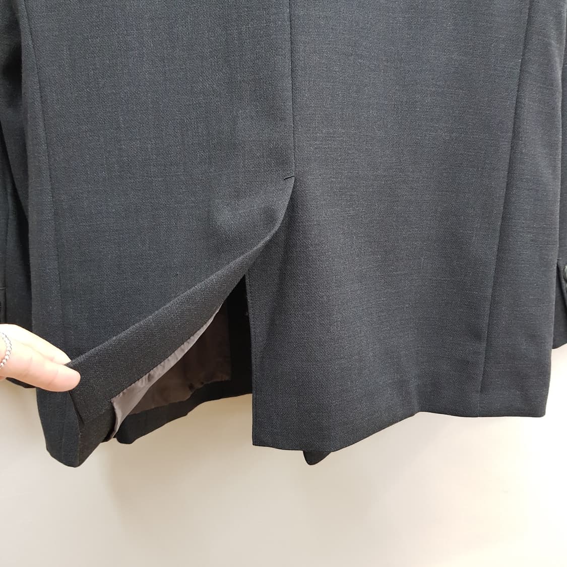 한섬 타임옴므 2022 더블 버튼 클래식 울 블레이저 자켓 105사이즈 상품이미지5