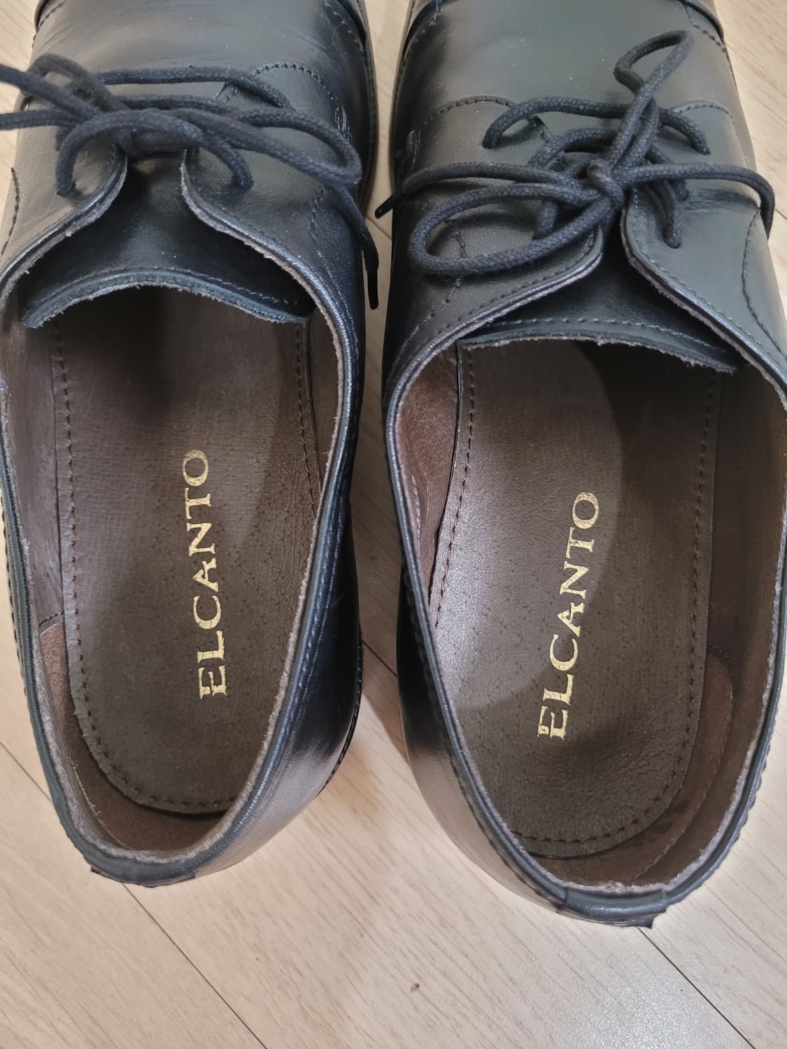 엘칸토 ELCANTO 스트레이트팁 더비 285 블랙 상품이미지7