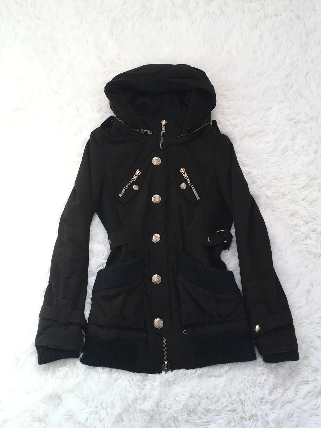 jpn vintage black y2k pocket jumper 상품이미지5