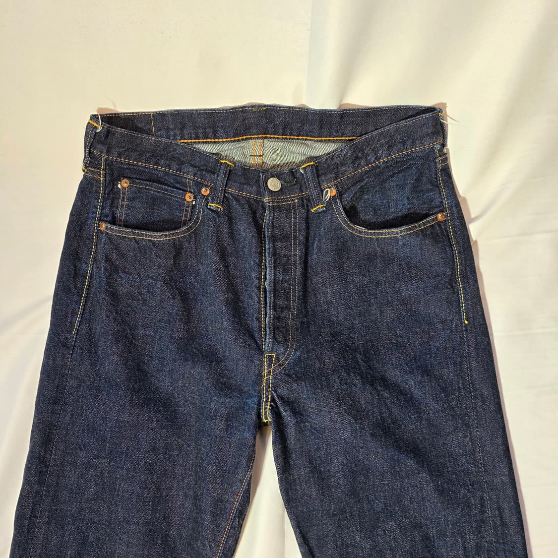 [W33L34]풀카운트 1101 데님팬츠 (체인스티치 수선) 상품이미지2