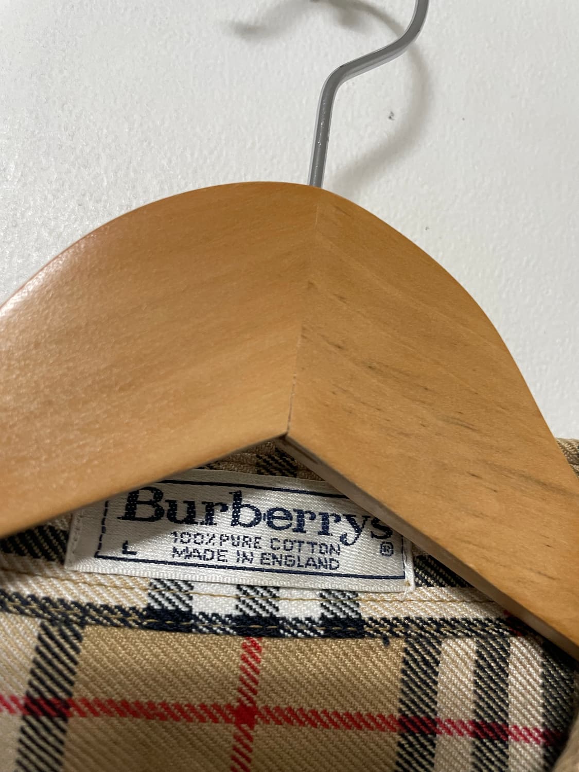 100-105 Burberry 버버리 올드스쿨 셔츠 남방 정품 상품이미지4