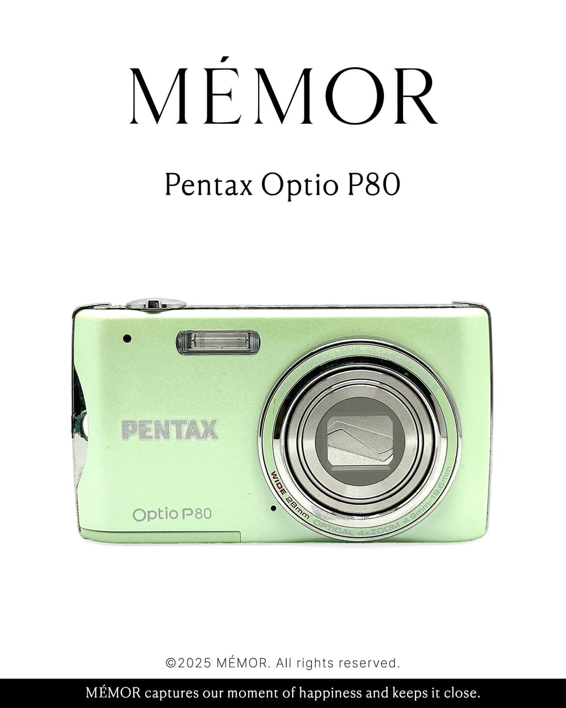 입문자추천/뉴트럴톤무드💗Pentax Optio P80 펜탁스 디카 상품이미지1