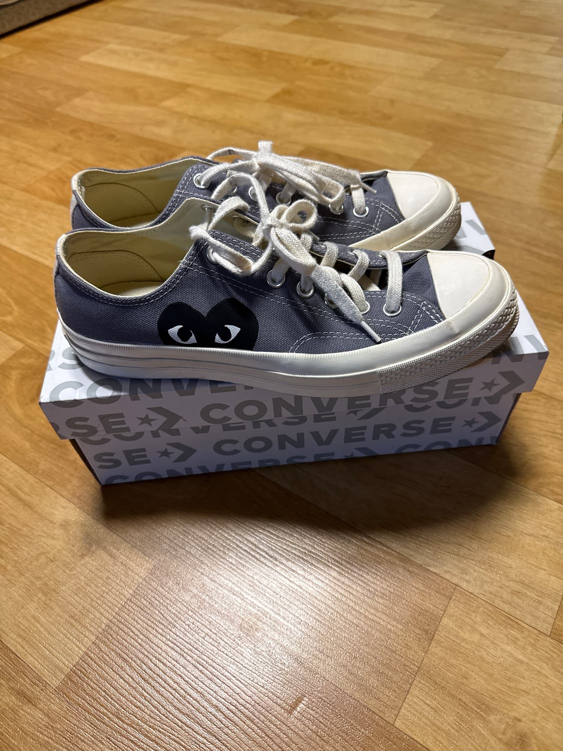 컨버스 꼼데가르송 척테일러 70s 로우 그레이 270 상품이미지3