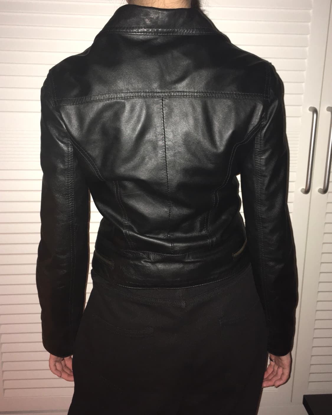 이탈리아 베지터블 램스킨 레더자켓 상품이미지5